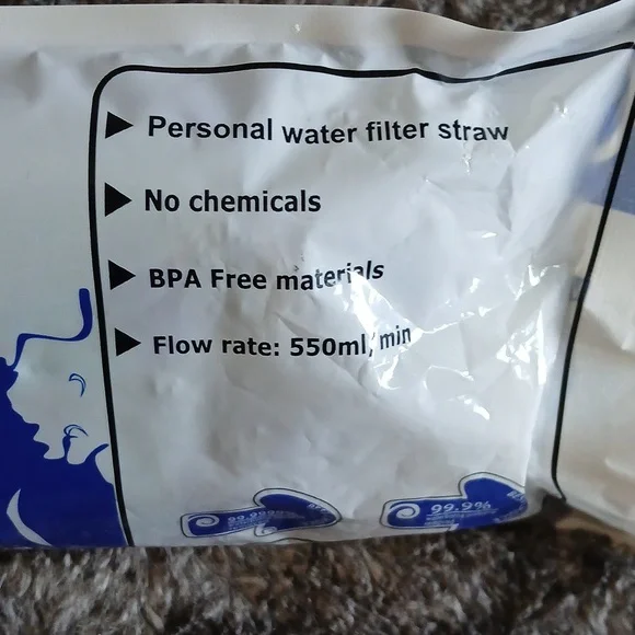 Outdoor Water Filter Straw. 2 Large And 2 Regular Size. - Picture 6 of 7